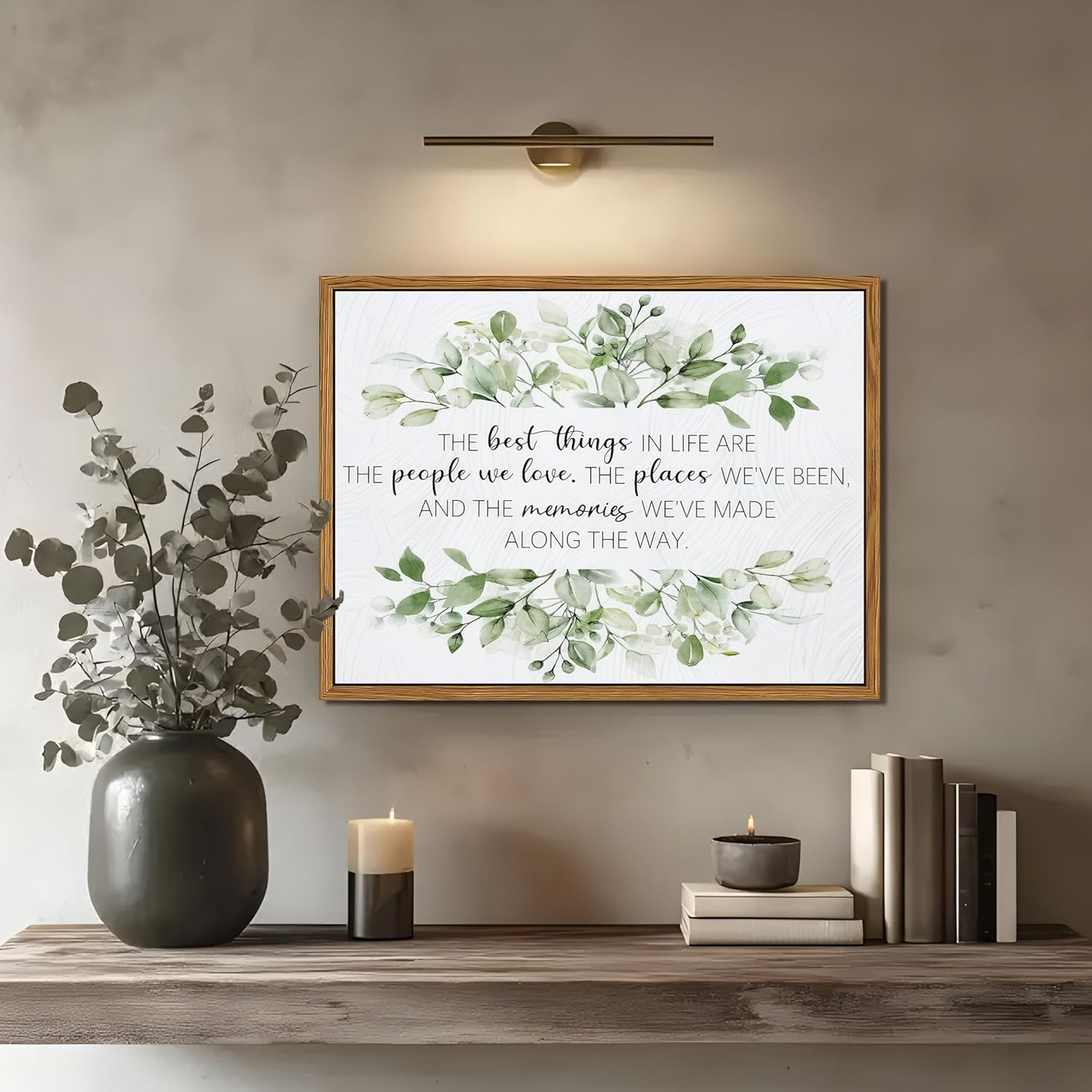 Framed Black Wall Decor — 16" - View 4