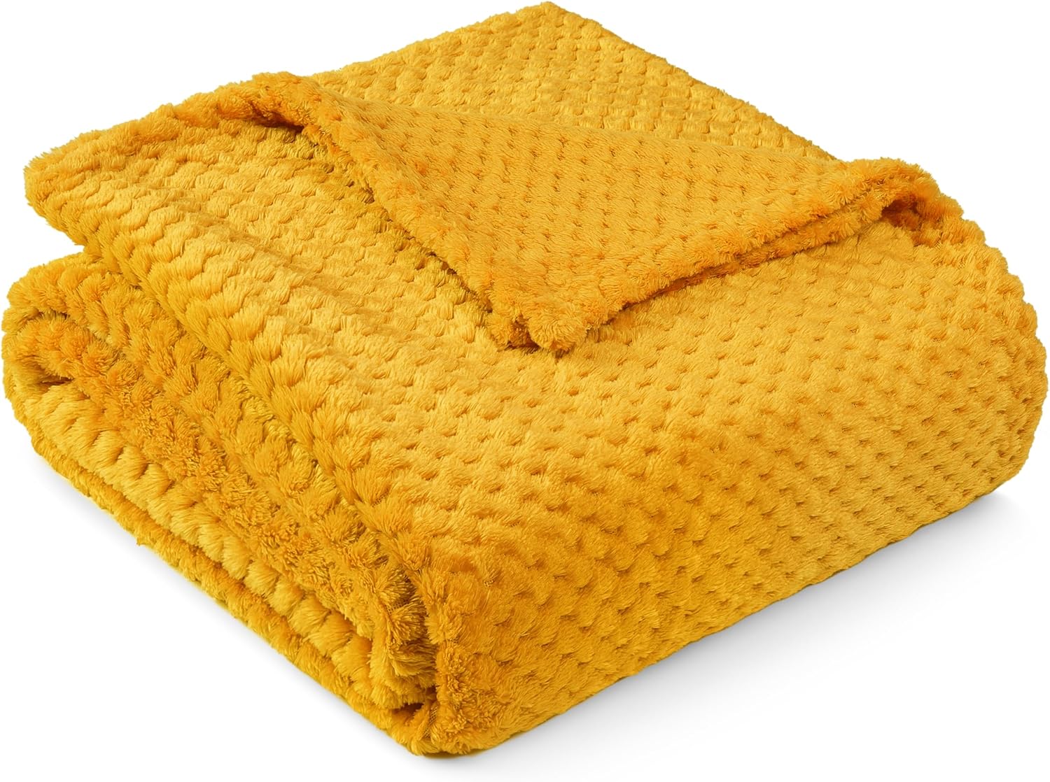 Beige Throw Pillow — 60" — Mustard Yellow