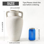 Farmhouse Ceramic Flower Vase — 41" - View 2