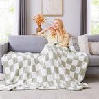 Beige Throw Pillow — 50" - View 4