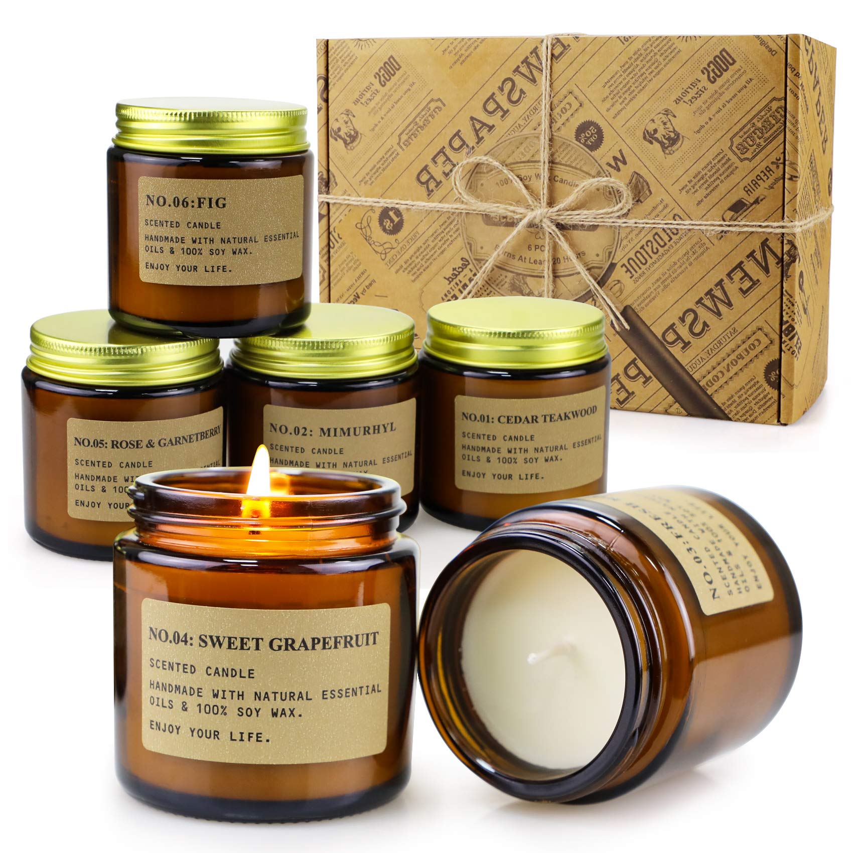 Scented Green Candle