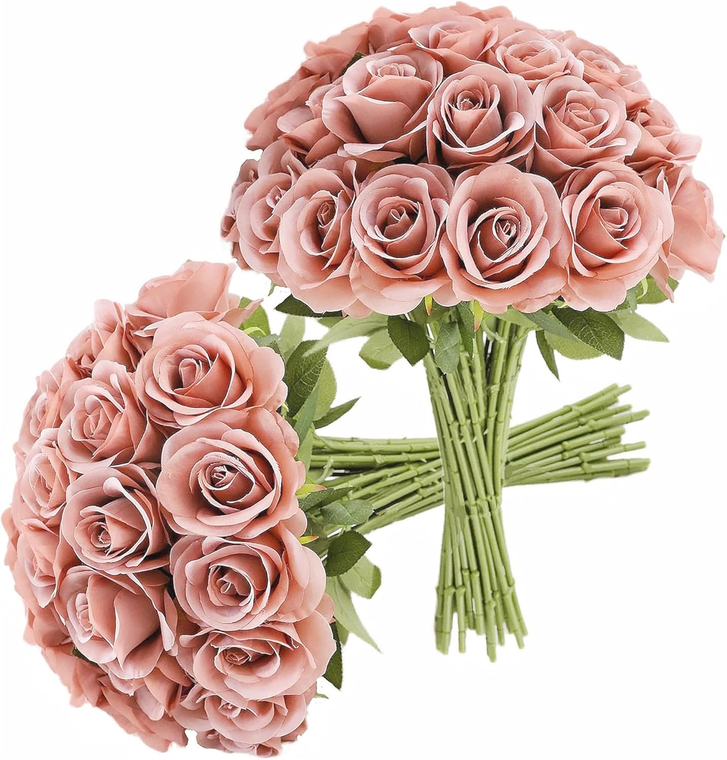 Beige Artificial Flowers — Dusty Rose