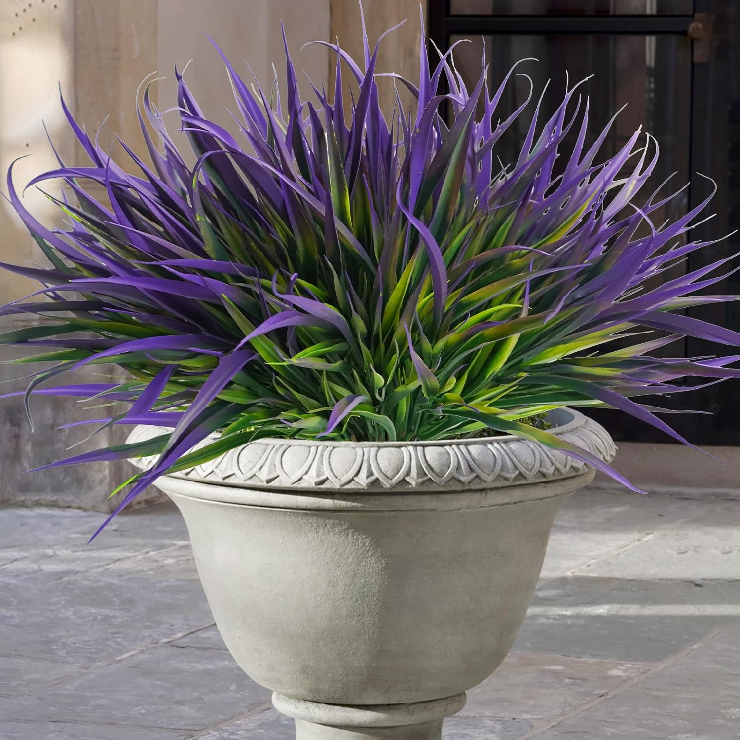 Green Artificial Plant — Purple