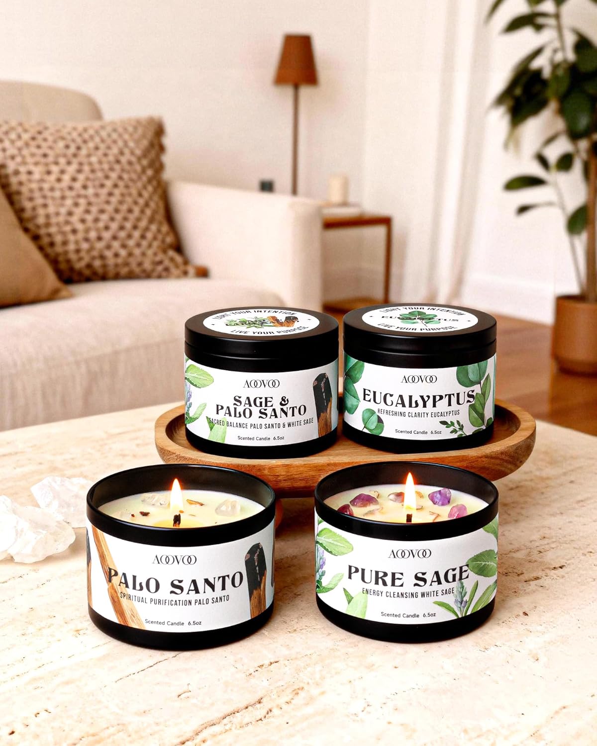 Luxe Metal Candle Set - View 7
