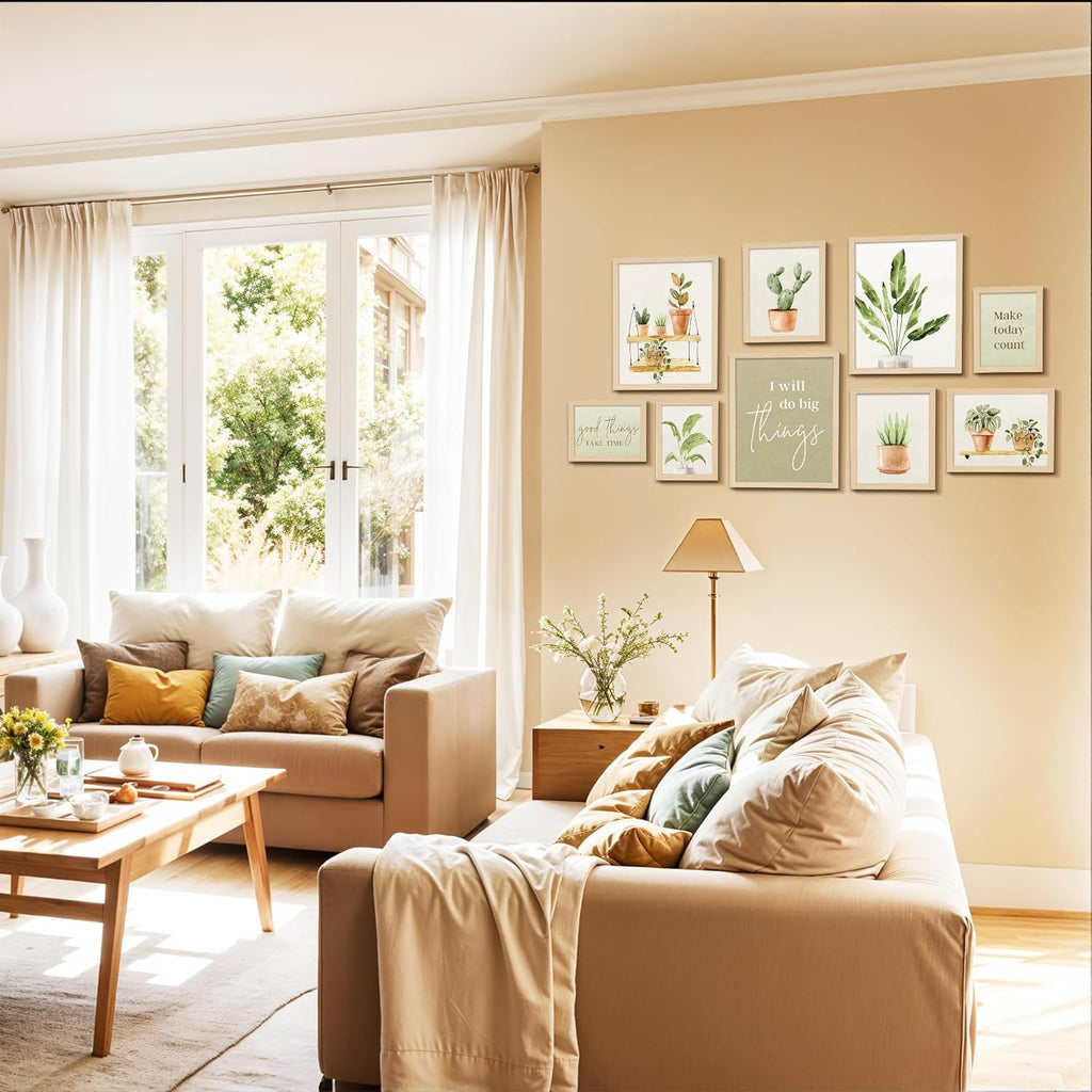 Modern Beige Wall Art - View 2