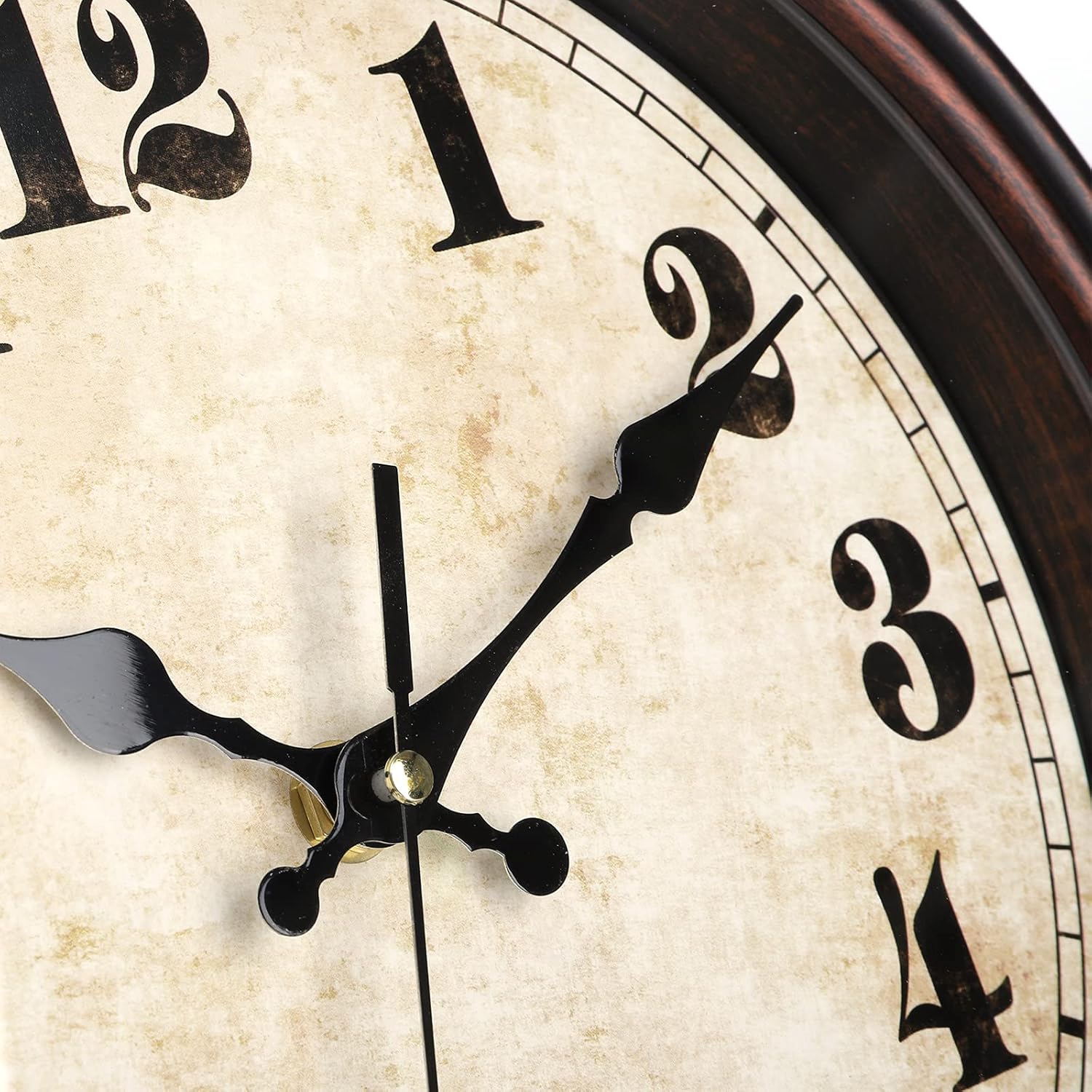 Battery Operated Farmhouse Wall Clock — 12" - View 3