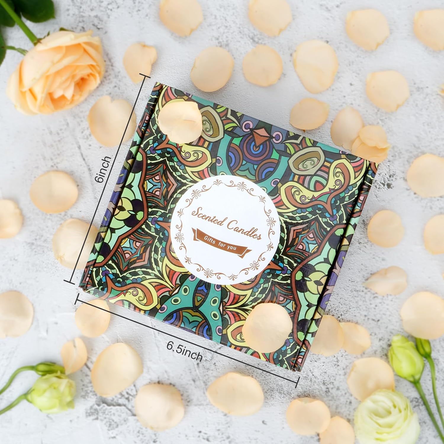 Soy Wax Metal Scented Candle - View 7