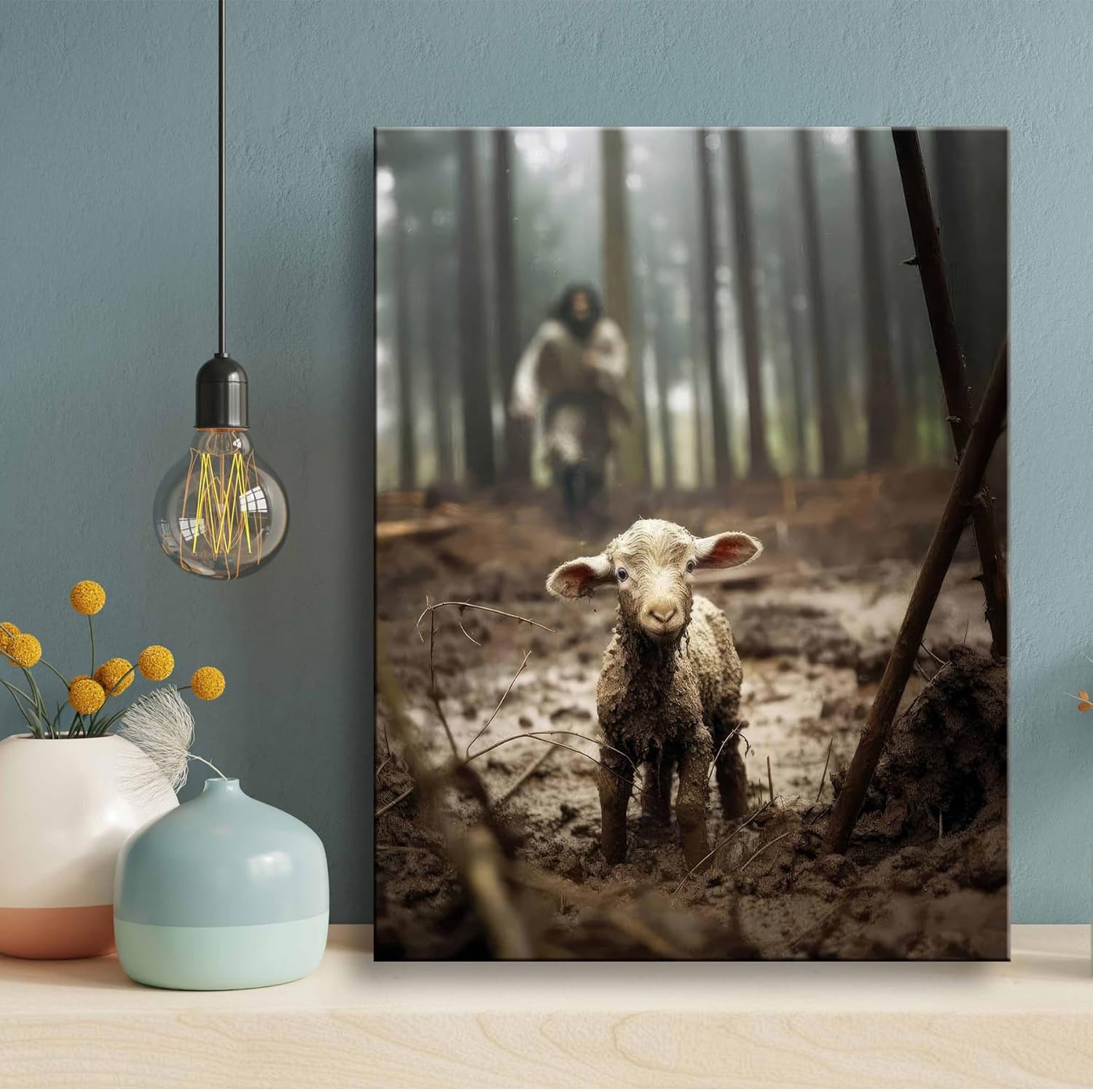 Fabric Canvas Wall Art — 12" — 12"L x 15"W