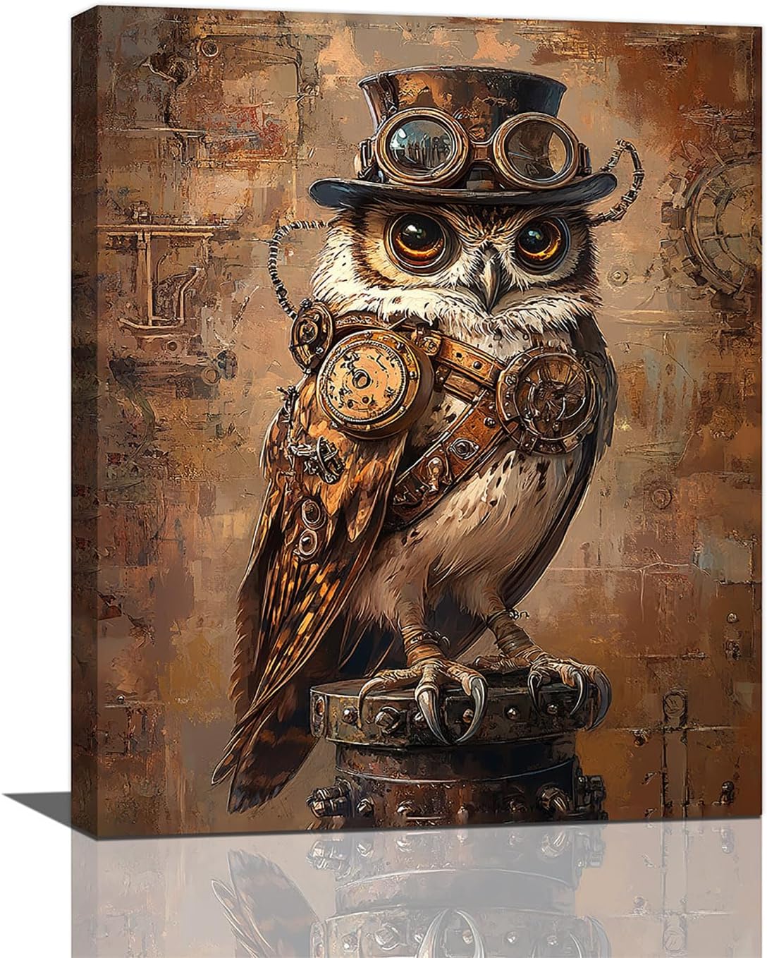 Framed Metal Wall Decor — 16" — 20L" x 16W"