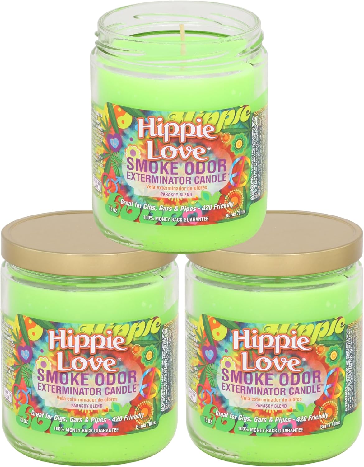 Wax Candle — 3 Pack