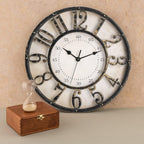Battery Operated Mid-Century Wall Clock — 12" - View 6