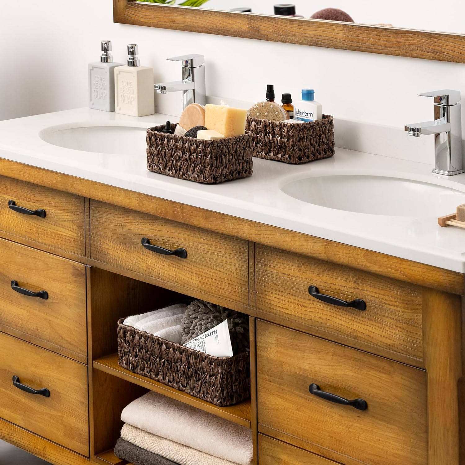 Black Storage Basket — 13" - View 3
