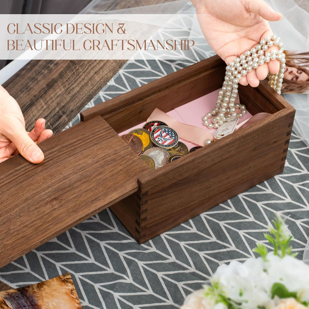 Wood Storage Basket — 9.65" - View 4