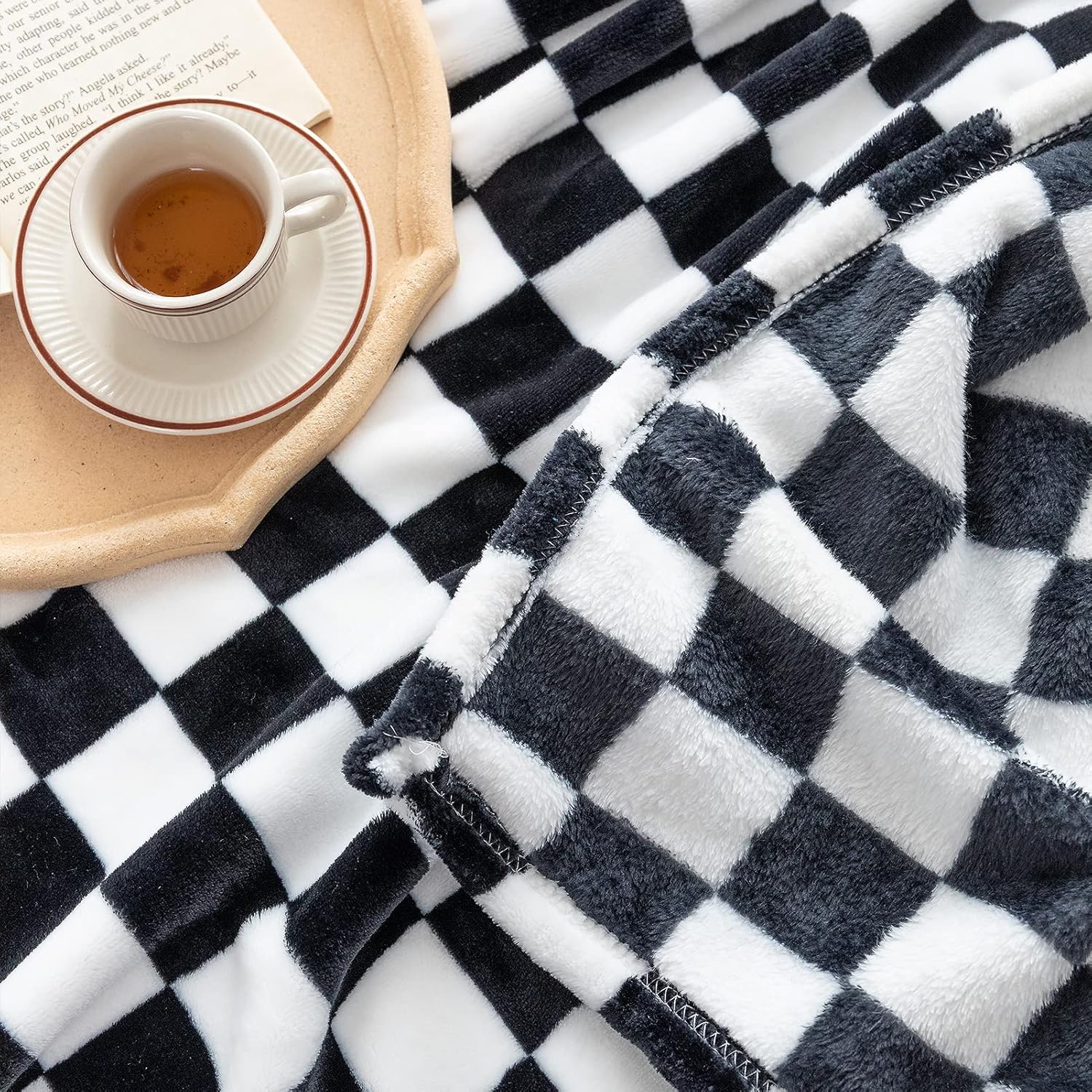 Beige Throw Pillow — 50" - View 4