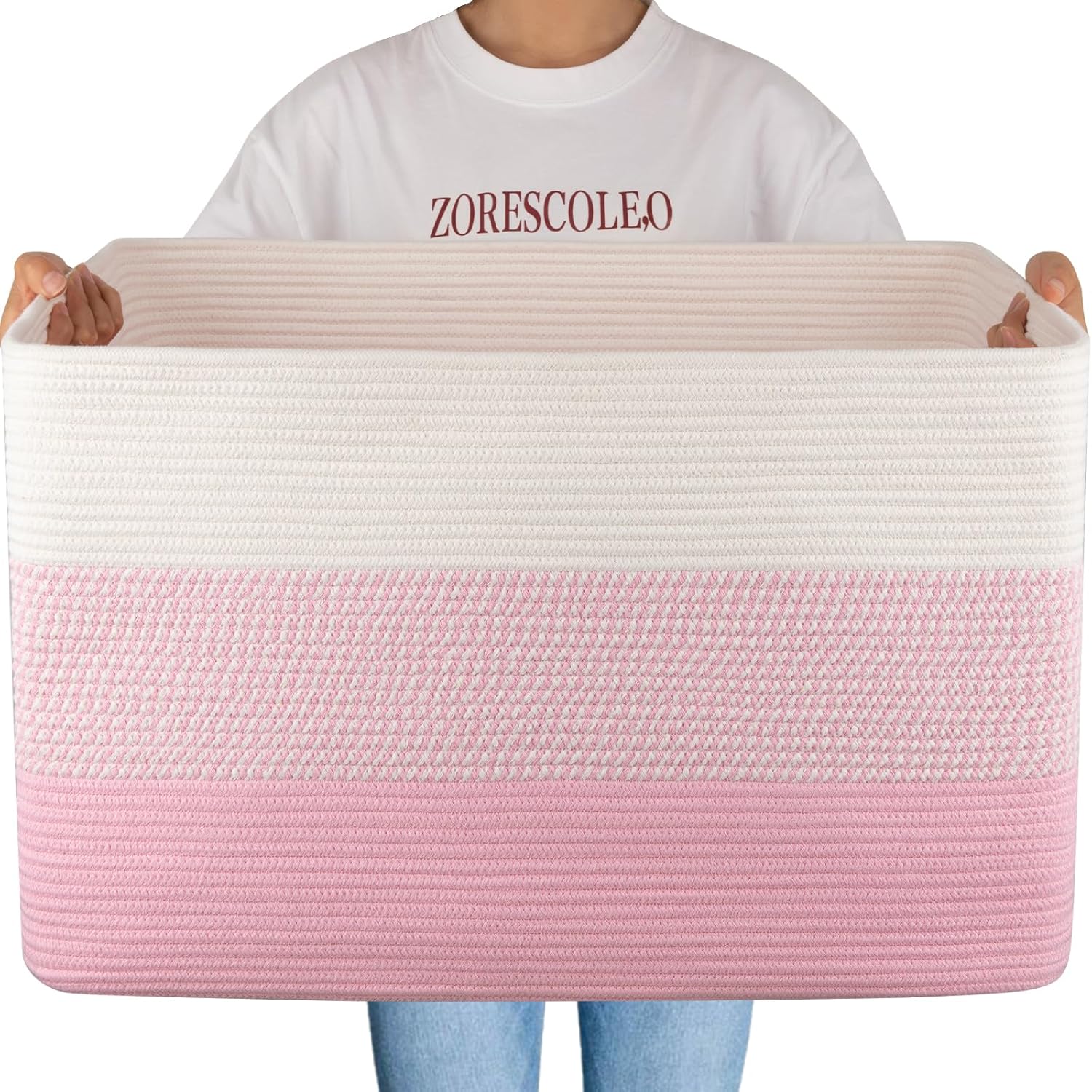 Boho Black Throw Pillow — Pink&White