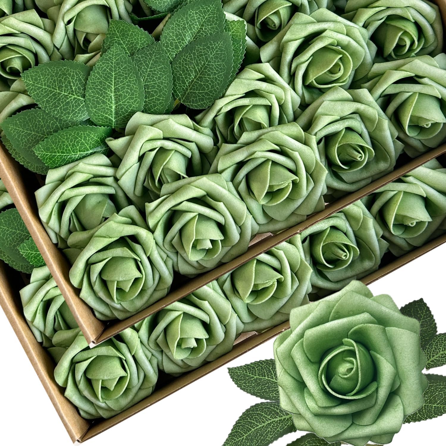 Beige Artificial Flowers — Elf Green
