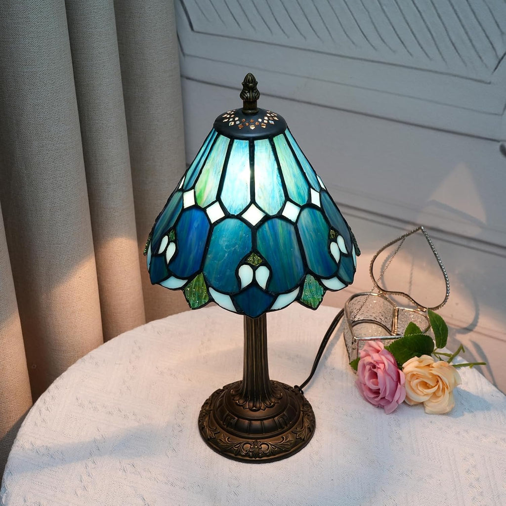 Blue Table Lamp — 8" - View 8