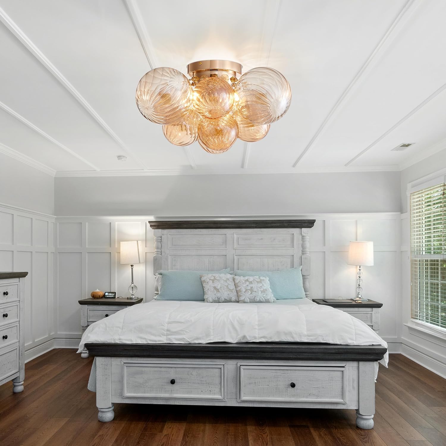 Luxe Gold Chandelier — 4-Light - View 6
