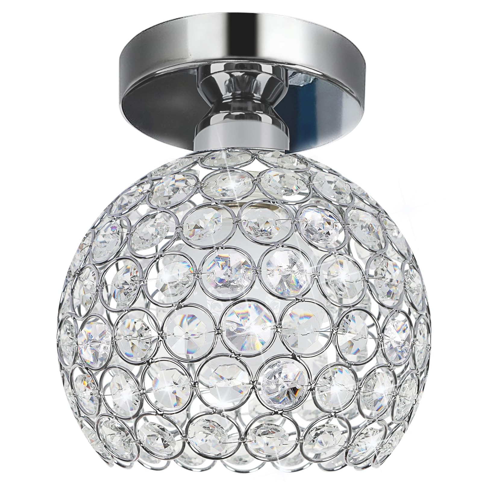 Luxe Black Chandelier — 7.7"