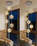 Luxe Grey Chandelier - View 5
