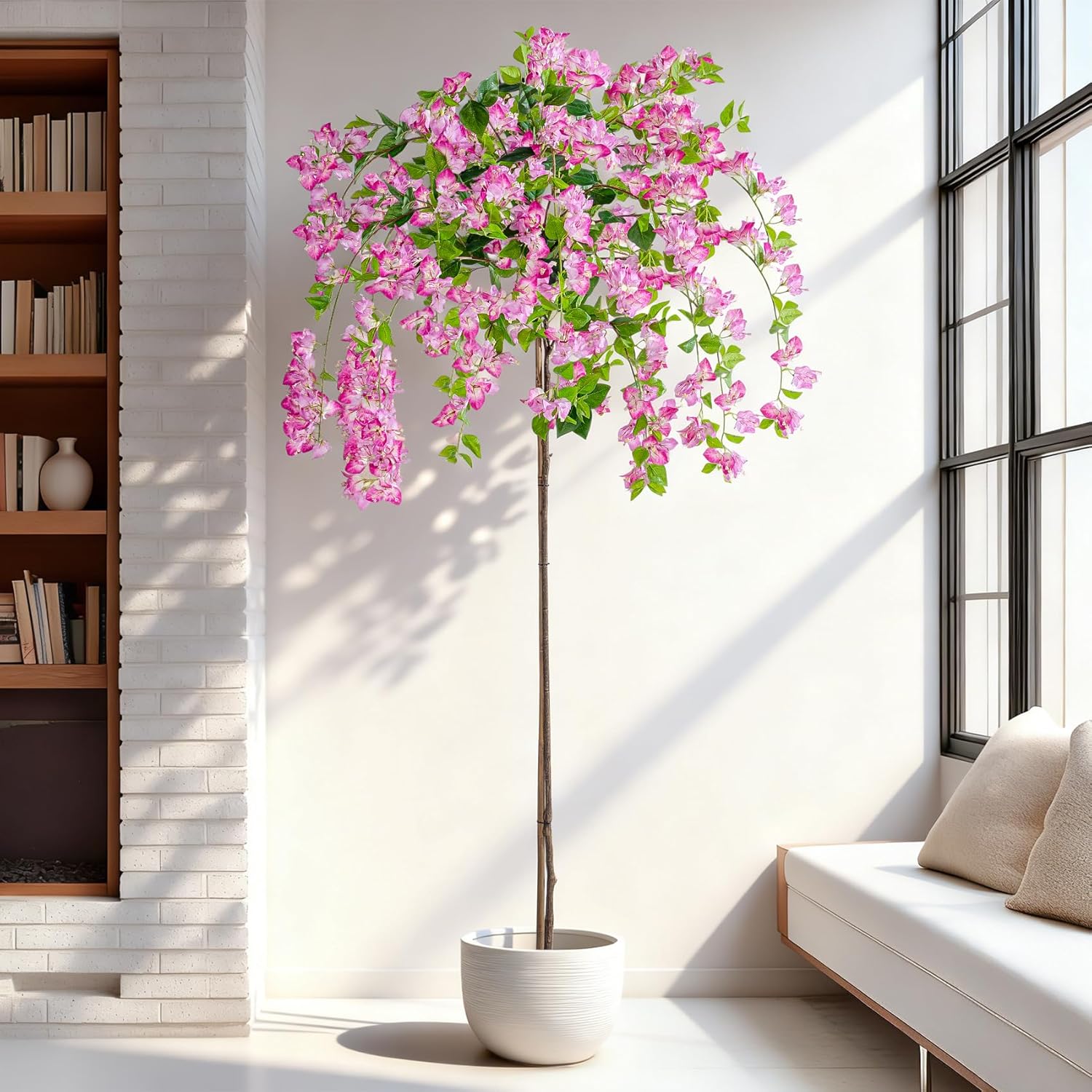 Pink Artificial Plant — Hanging Pink