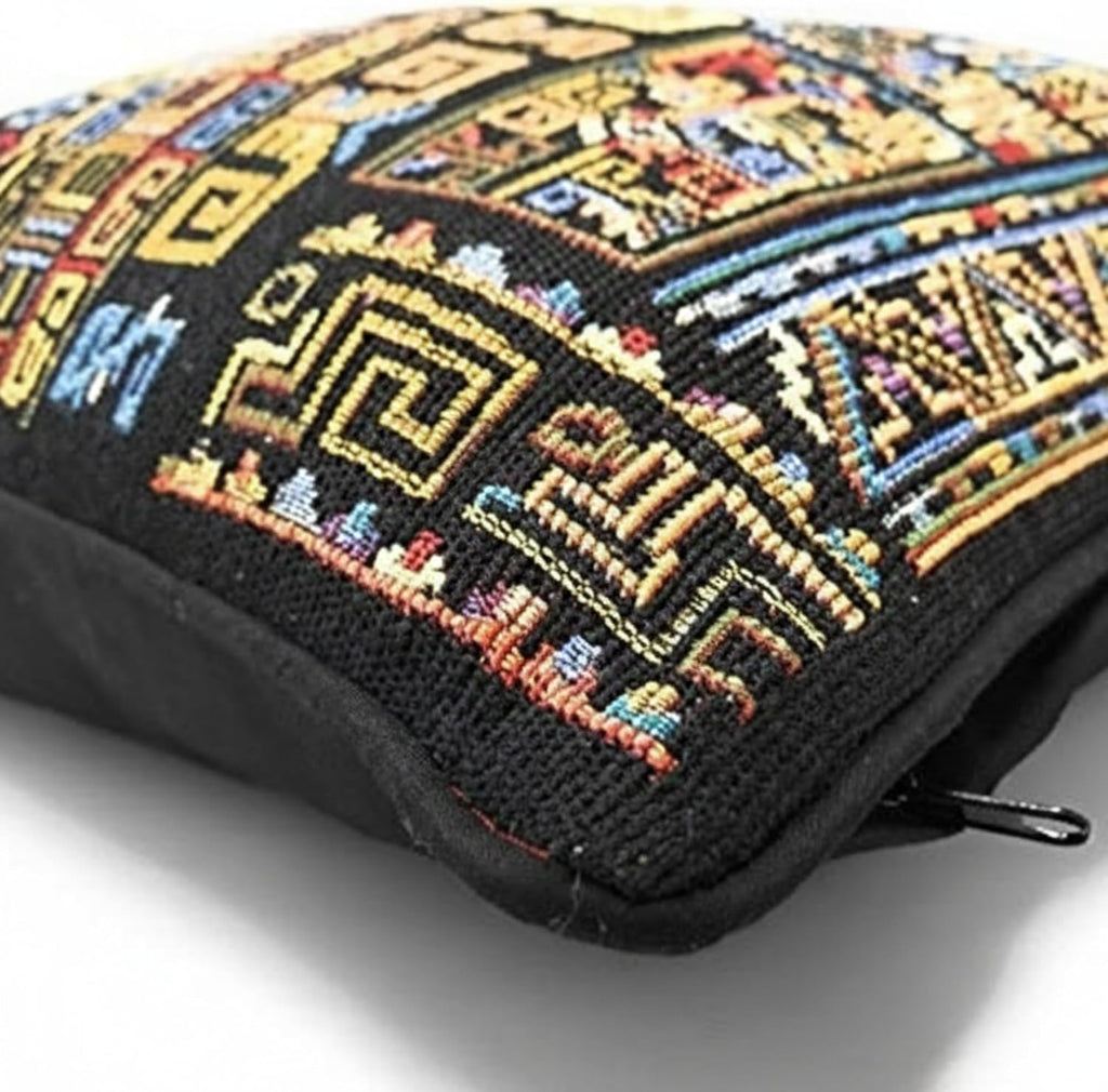 Boho Beige Throw Pillow Cover — 16" - View 3