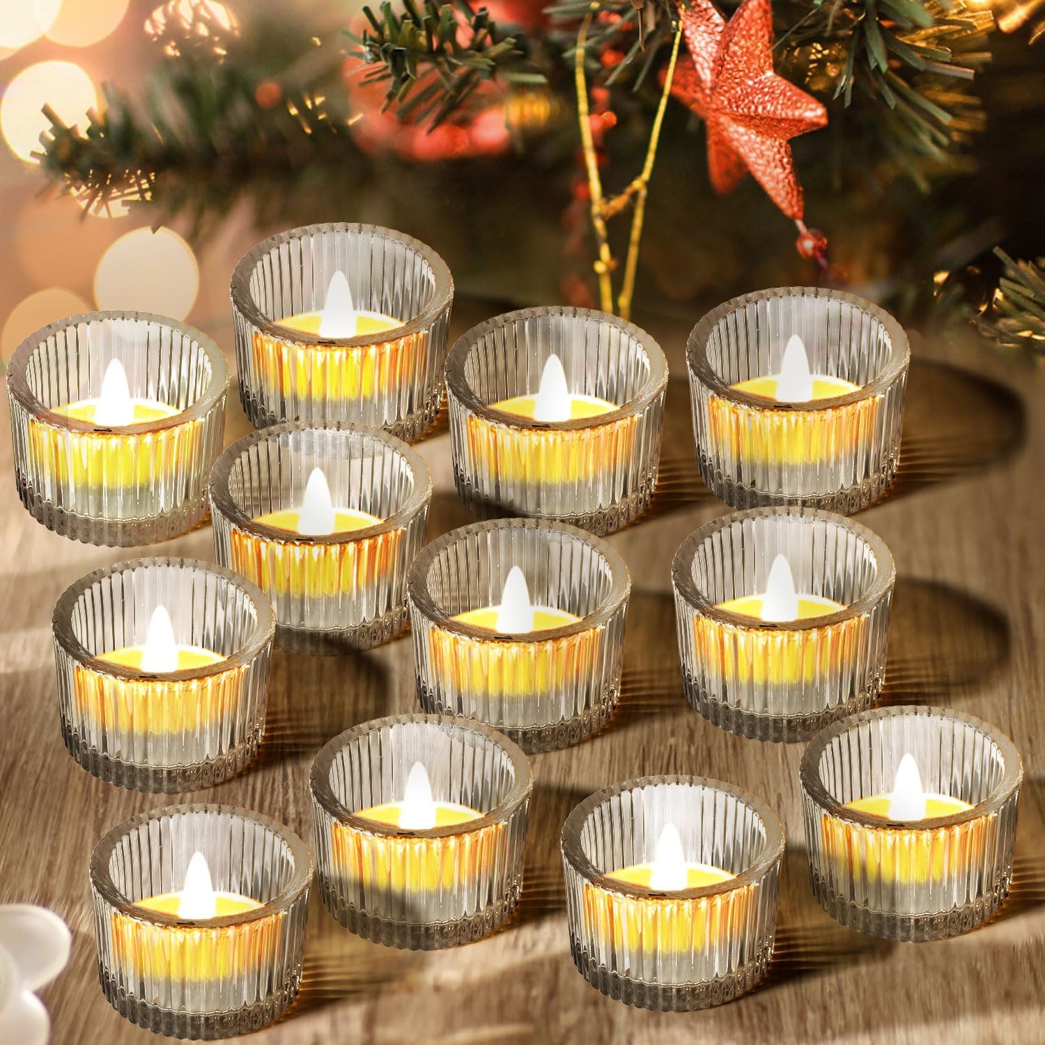 Luxe Black Candle — 2" — Clear