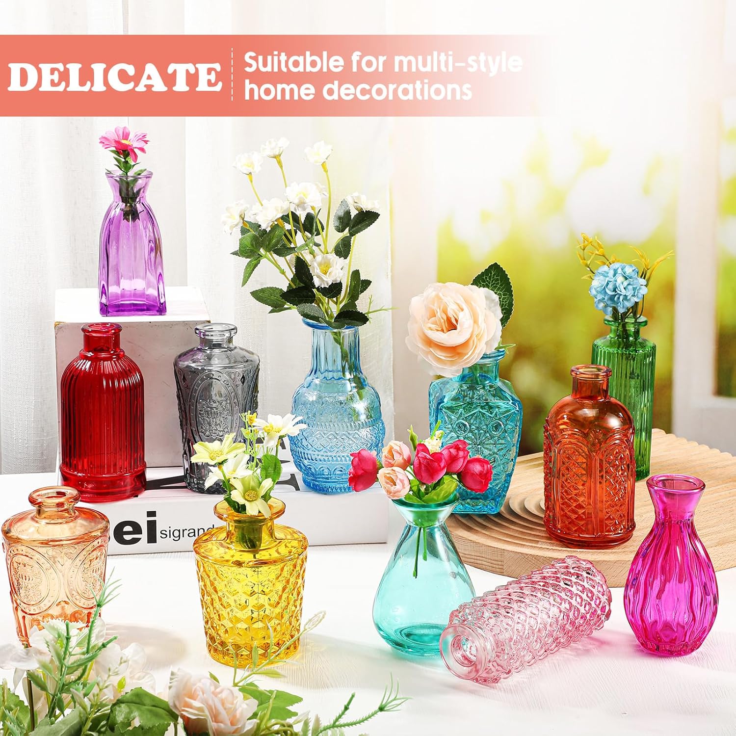 Vintage Farmhouse Glass Vase - View 3
