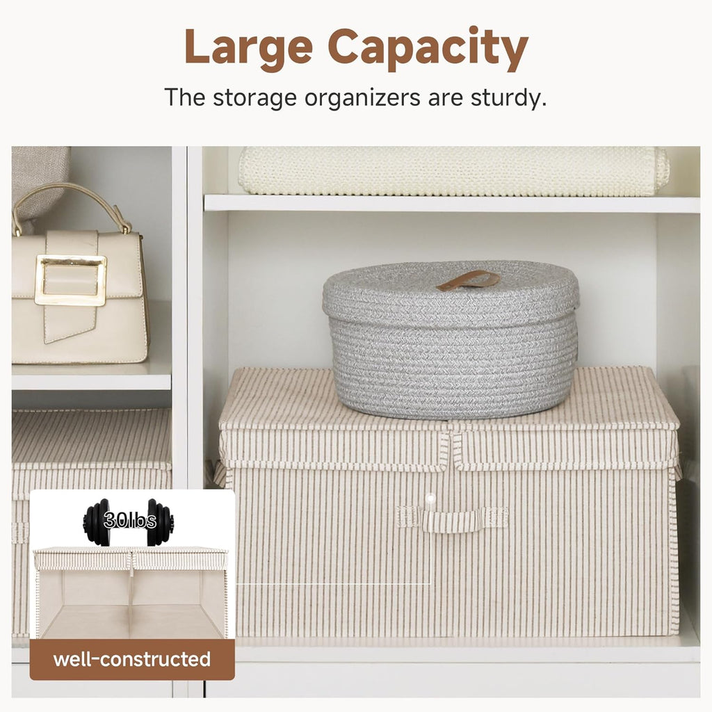 Beige Storage Bin - View 5