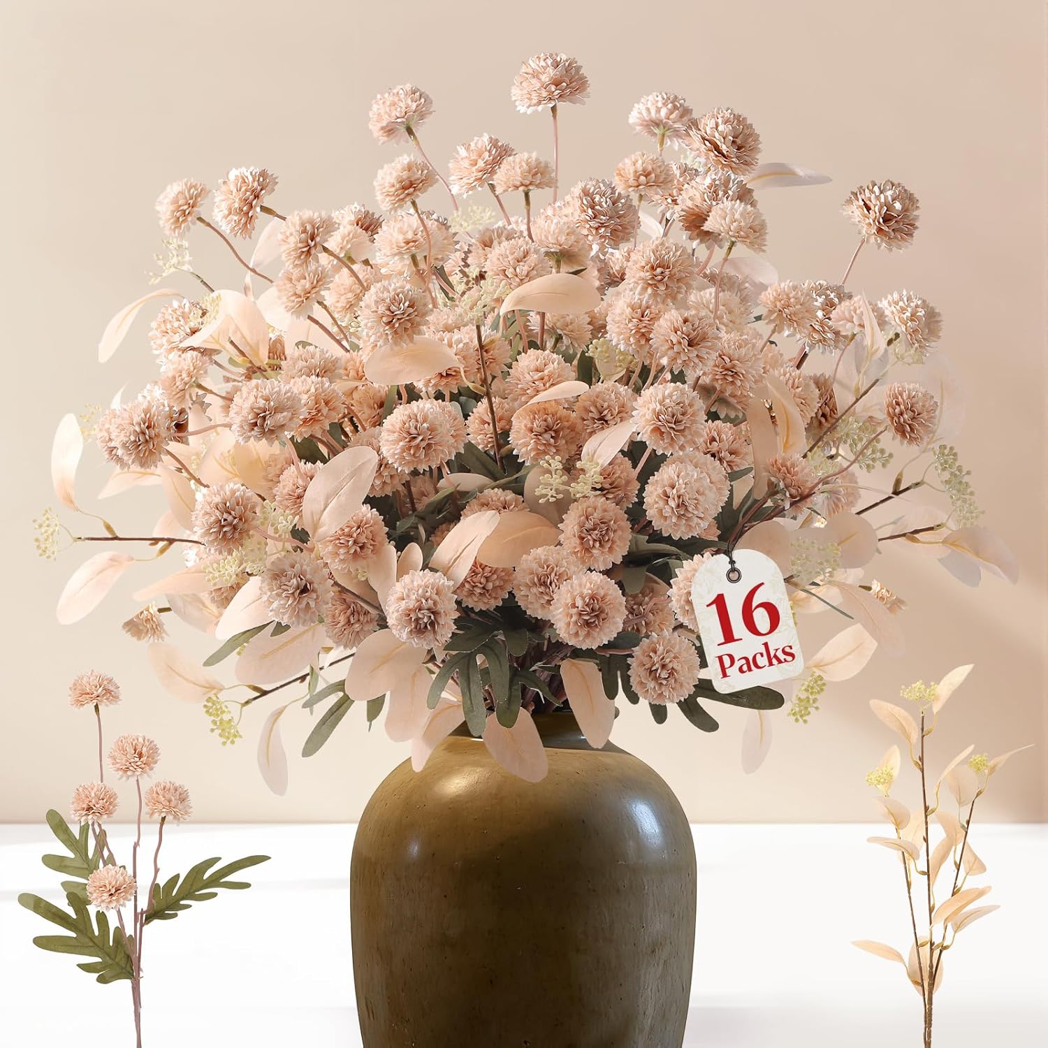 Beige Artificial Flowers - View 9