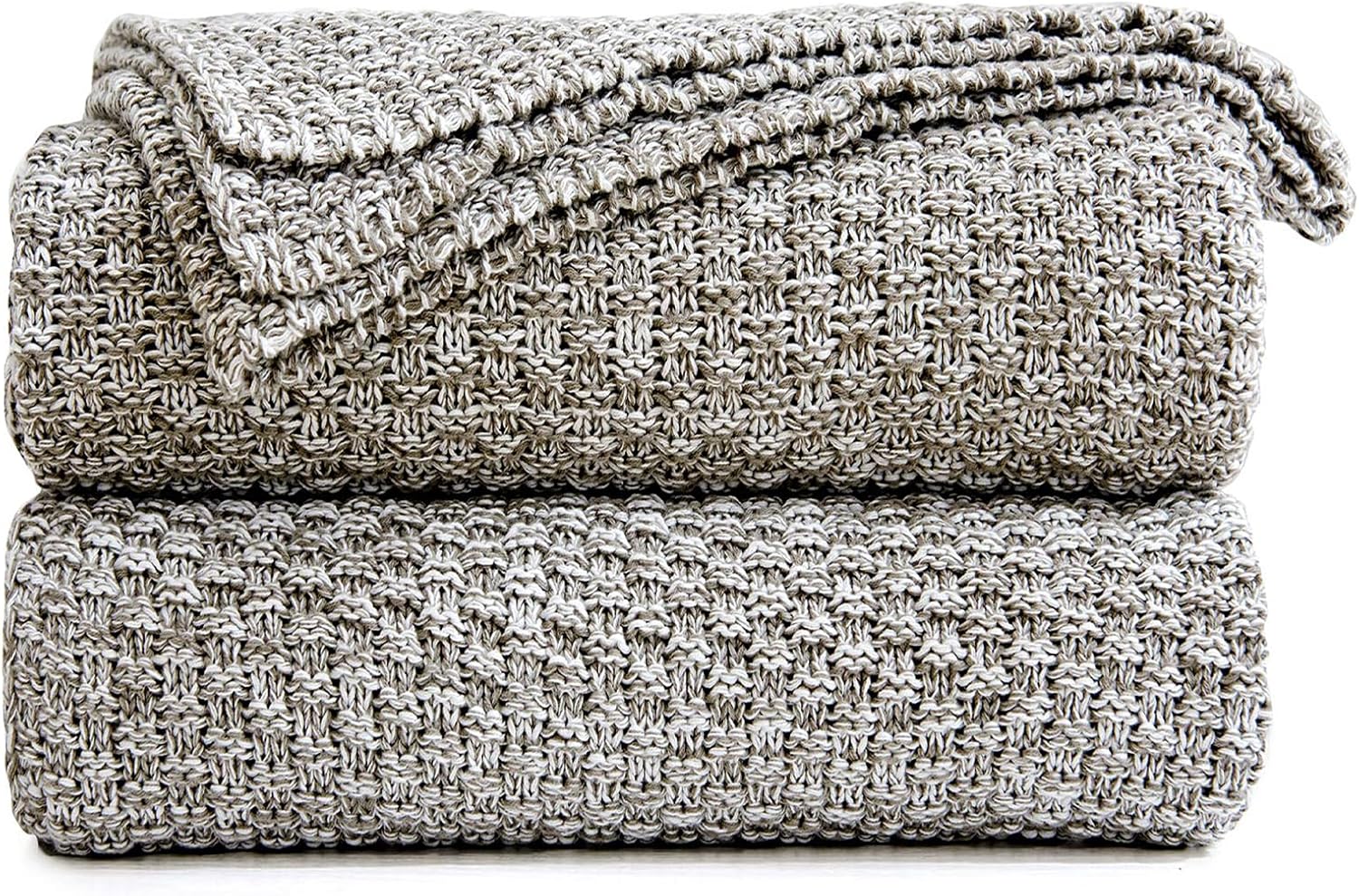 Oversized Beige Throw Pillow — 60" — Grey