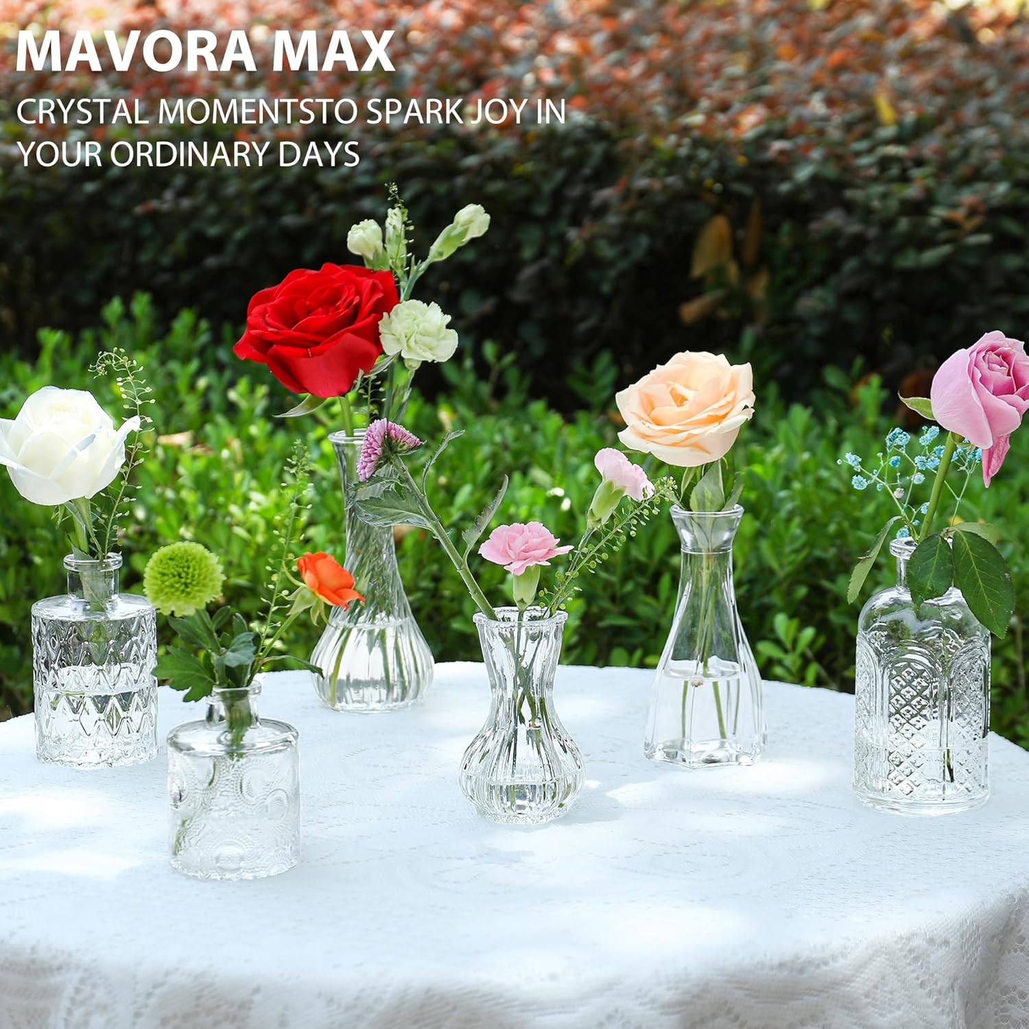 Vintage Glass Flower Vase - View 2