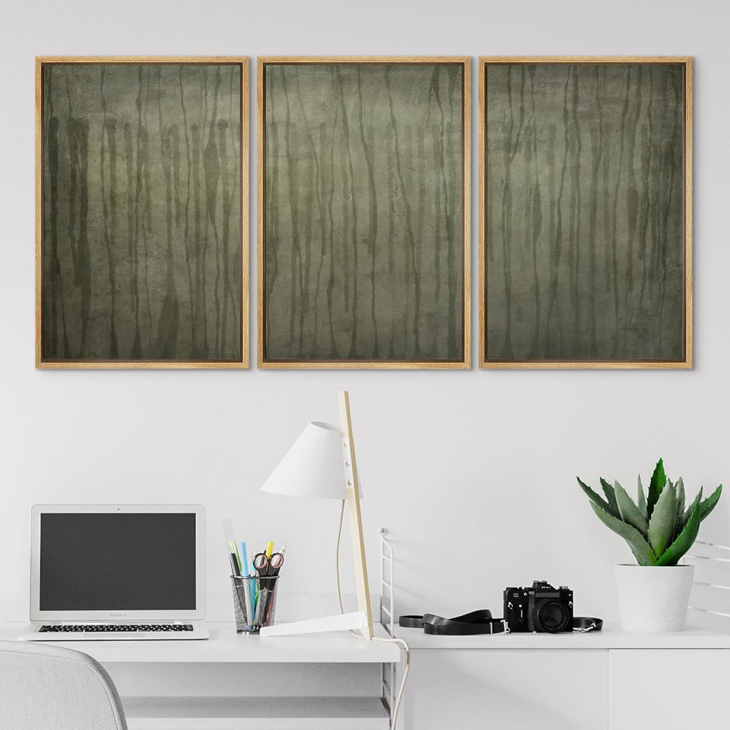 Framed Boho Fabric Wall Art — 16" - View 4