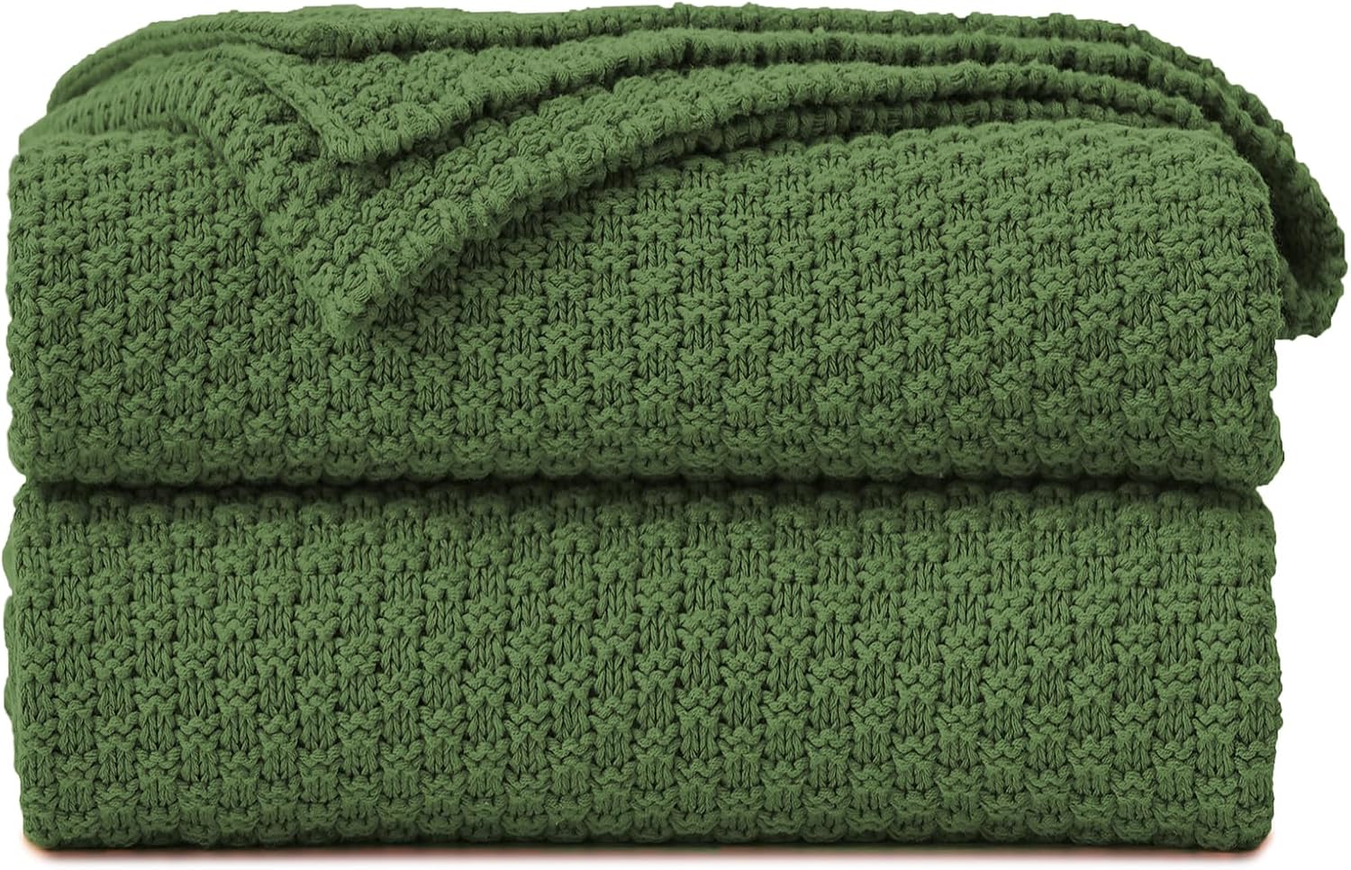 Oversized Beige Throw Pillow — 60" — Olive Green