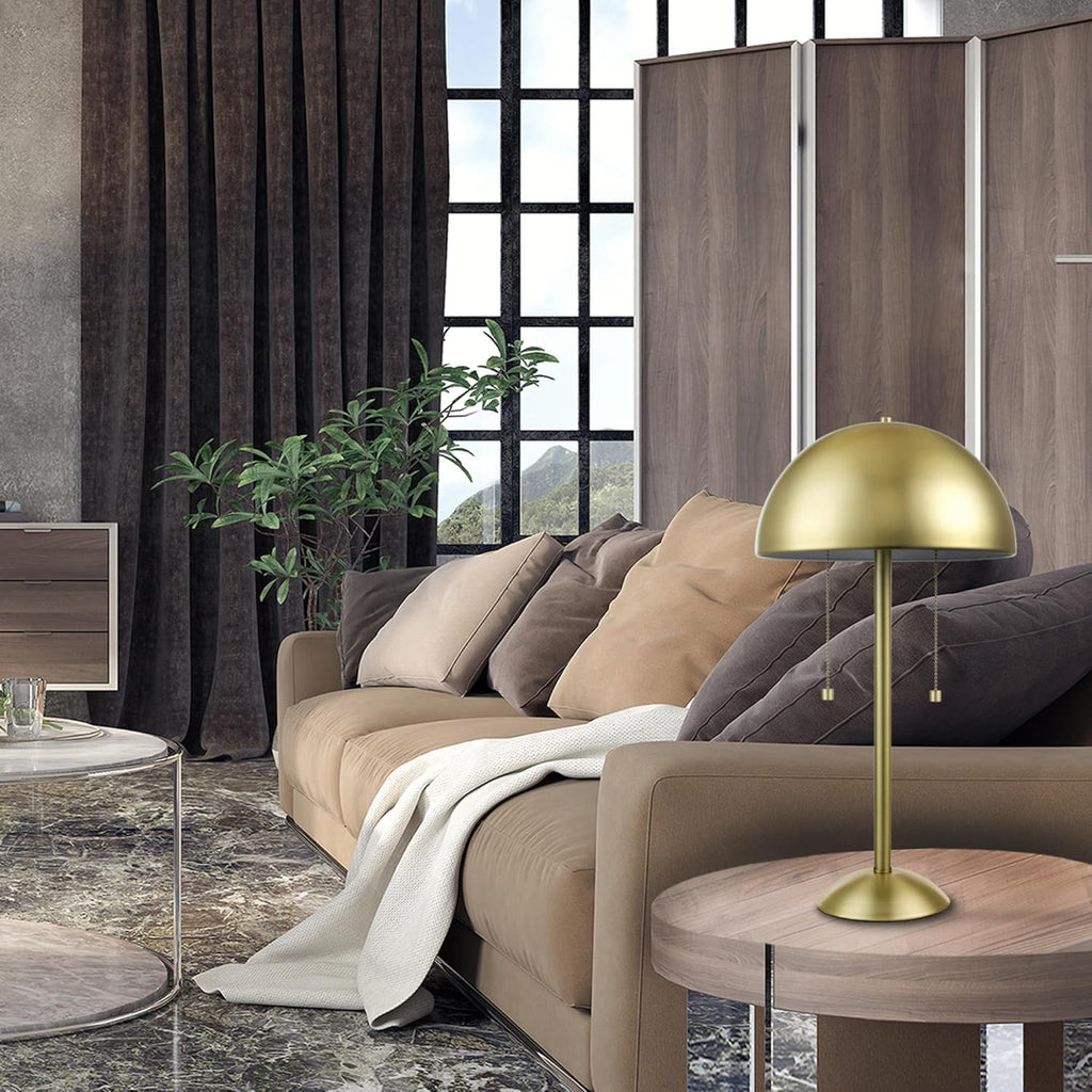 Luxe Black Table Lamp — 2-Light - View 2