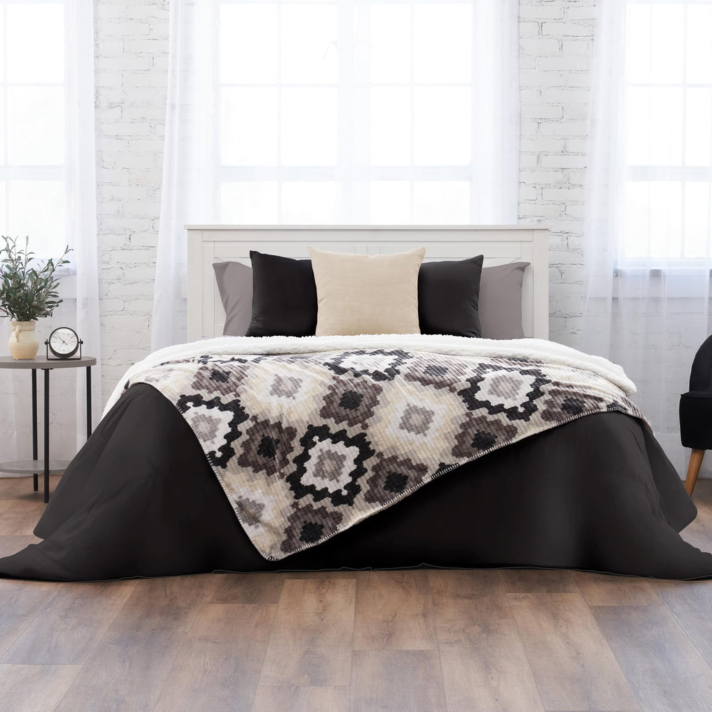Beige Throw Pillow — 50"