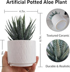 Beige Faux Plant — 6.7" - View 5