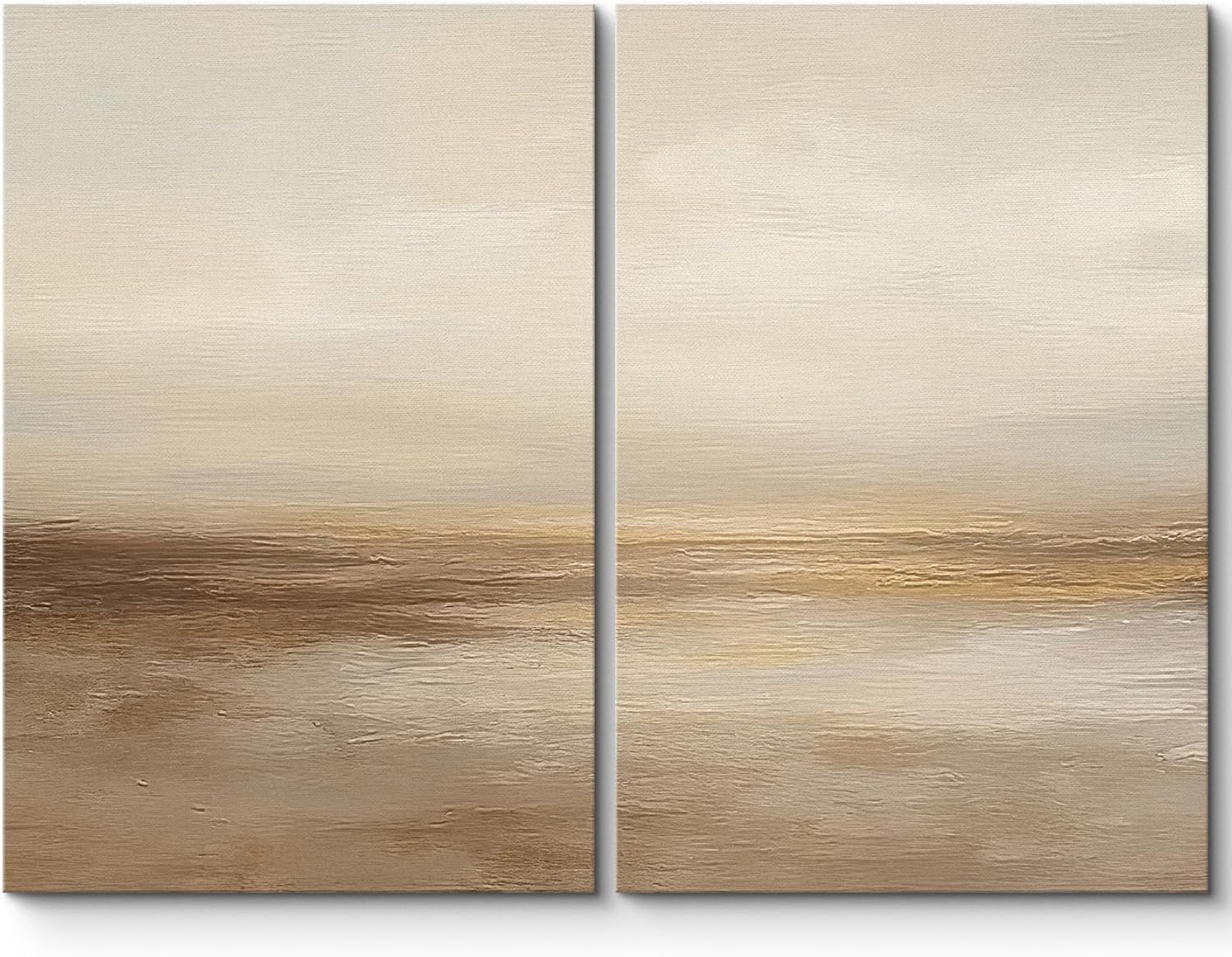Framed Modern Fabric Wall Art — 24" — 16"x24"x2 panels