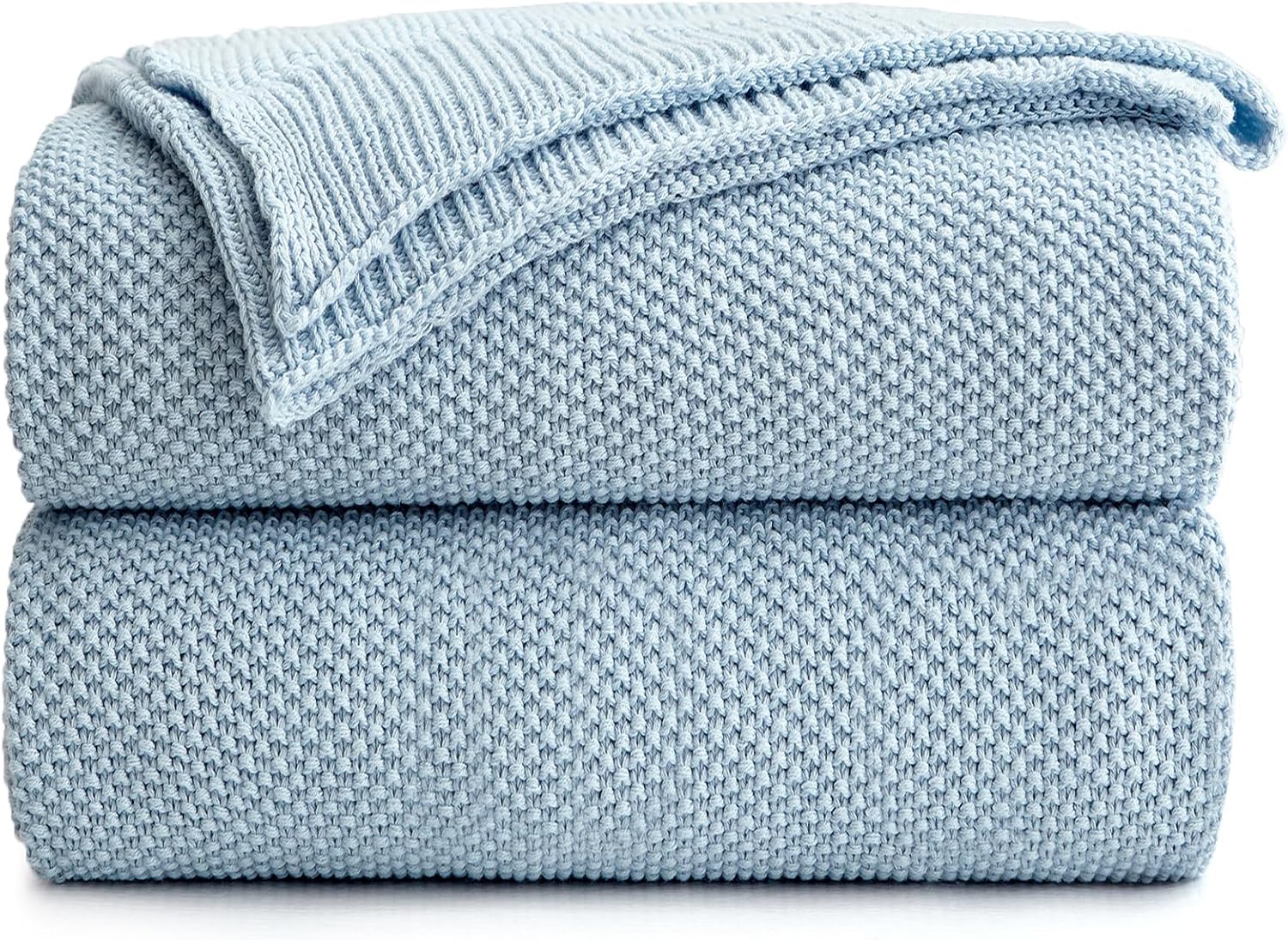 Knit Beige Throw Pillow — 60" — 50"x60"
