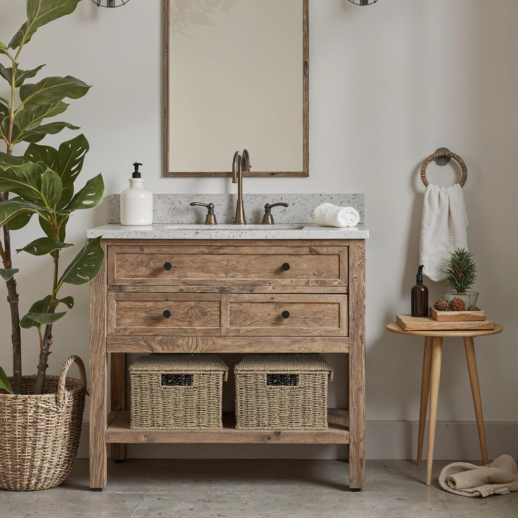 Beige Storage Basket — 15" - View 7