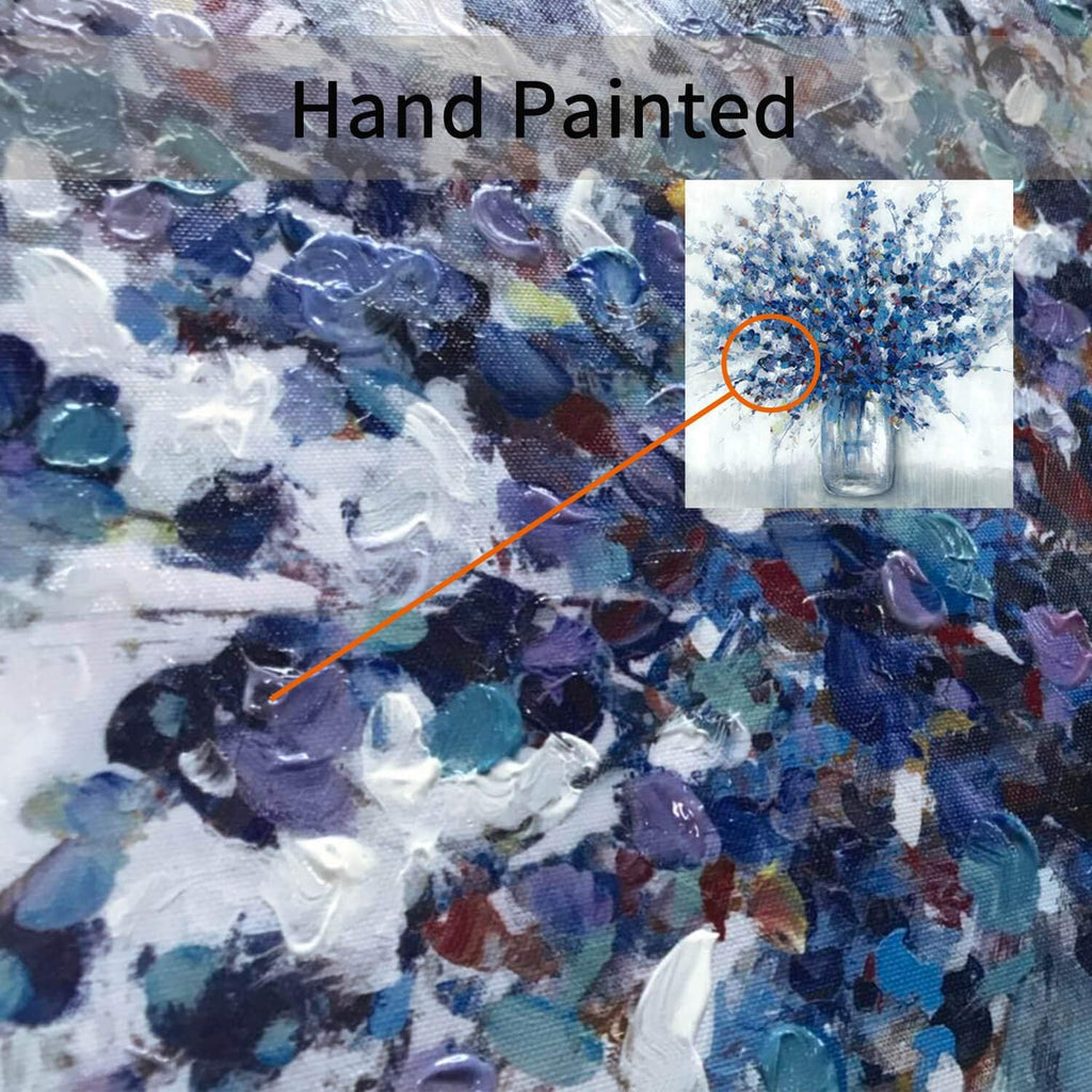 Blue Canvas Wall Art — 24" - View 2