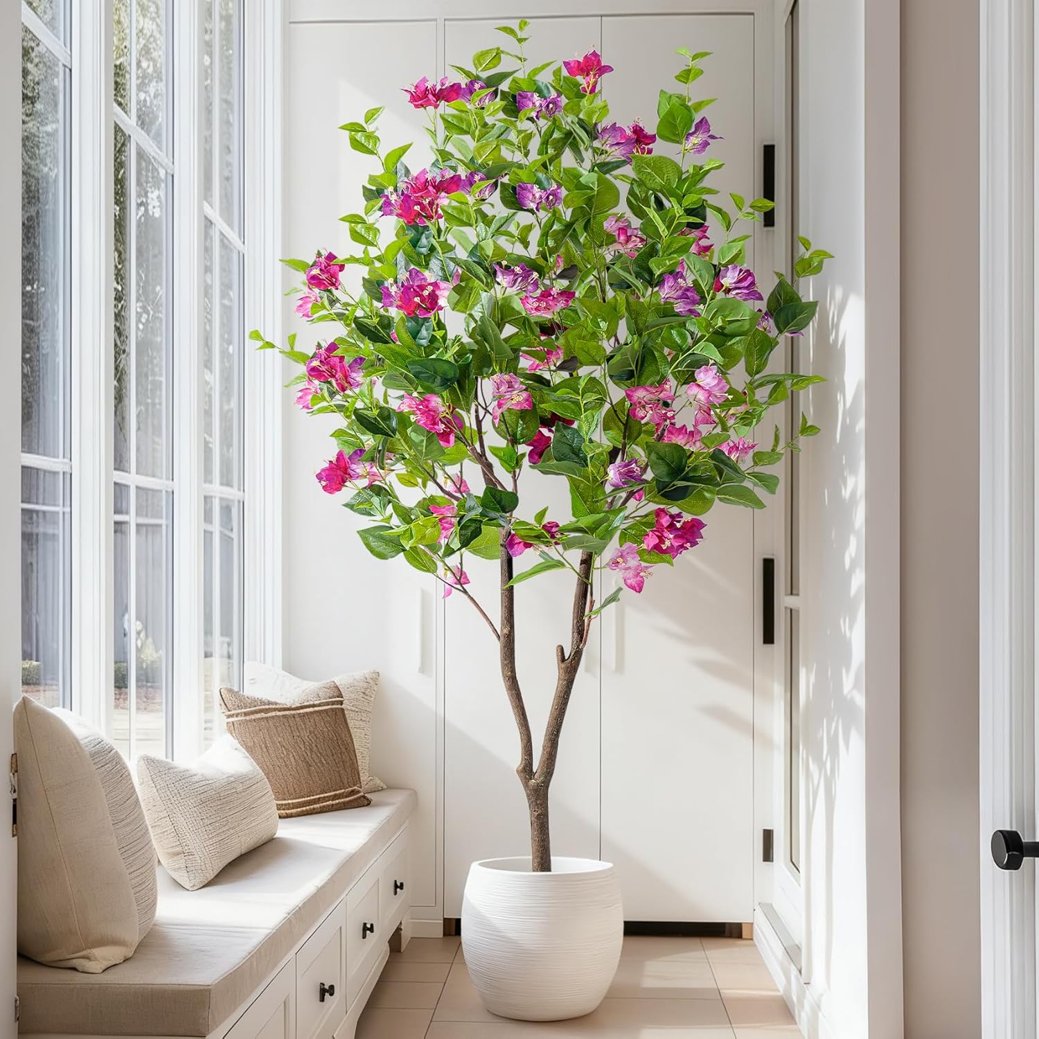 Pink Artificial Plant — Purple