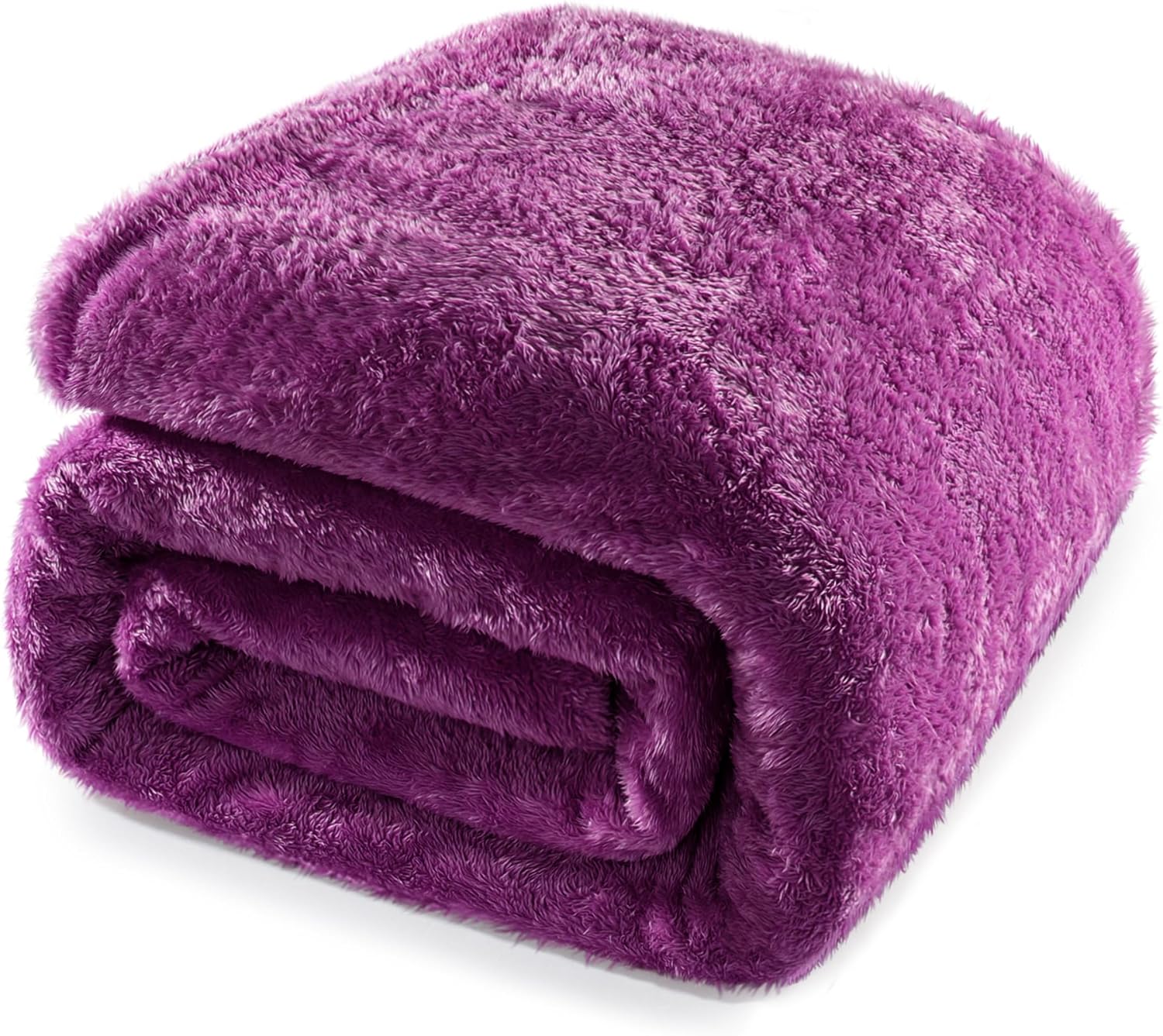 Black Throw Pillow — 70" — Purple