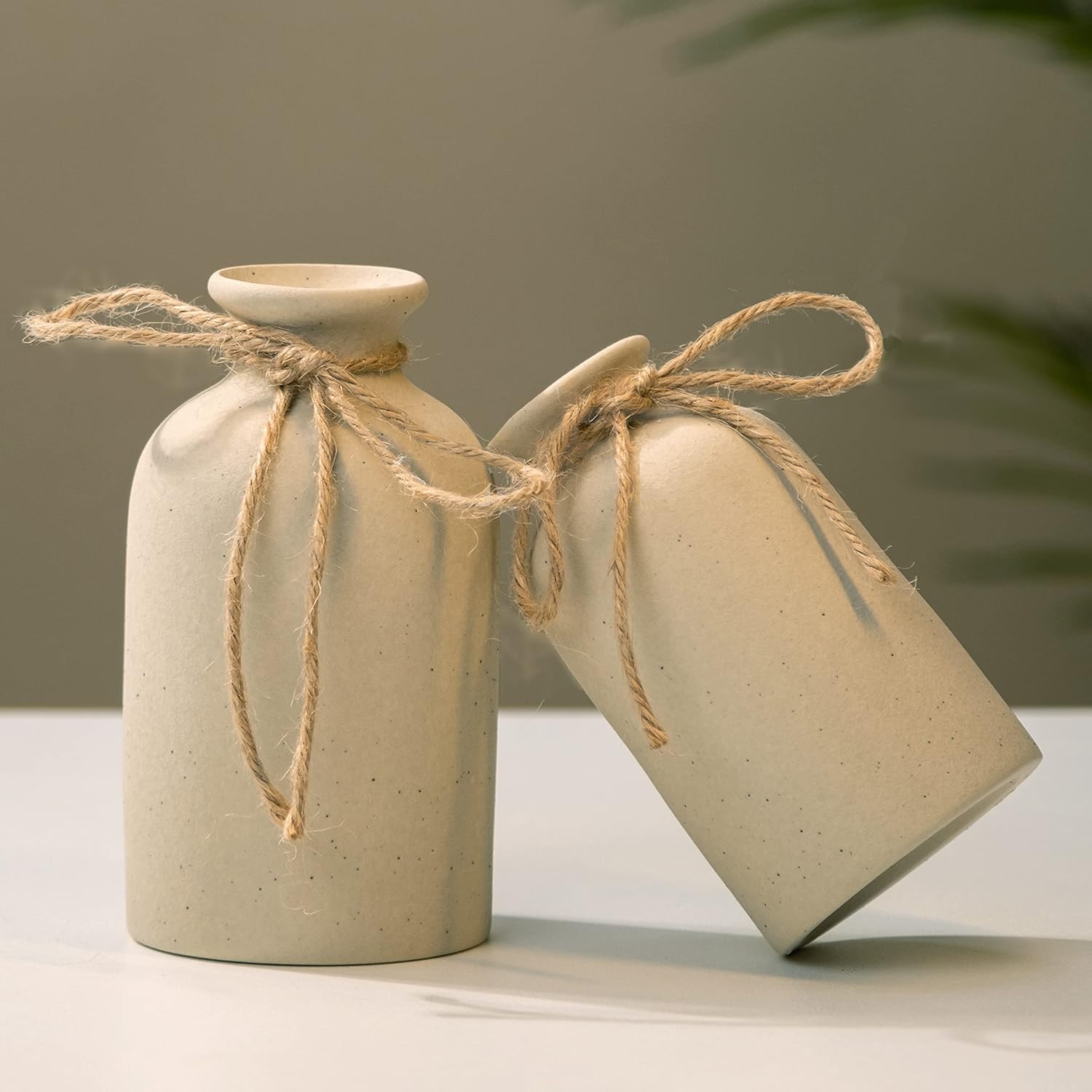 Boho Beige Vase Set - View 7