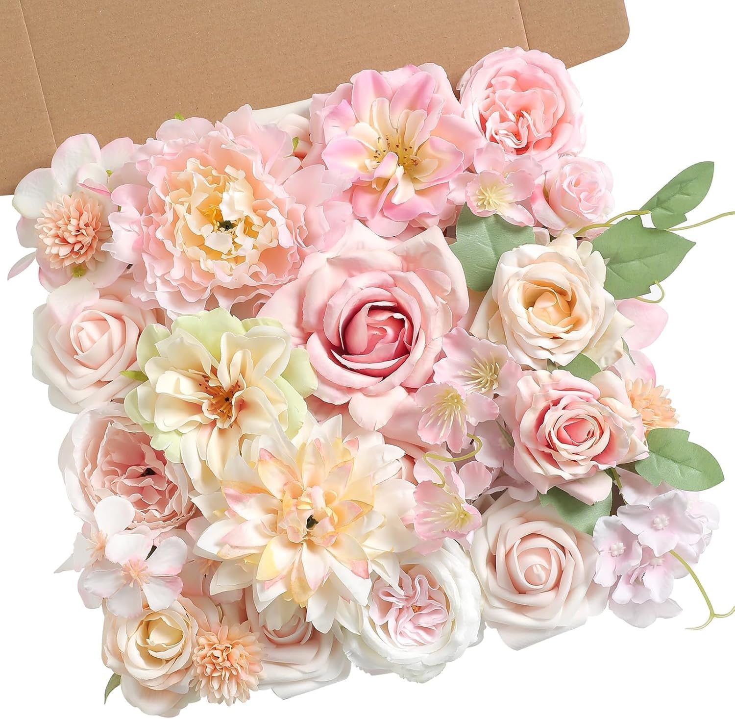 Blue Artificial Flowers — Light Pink