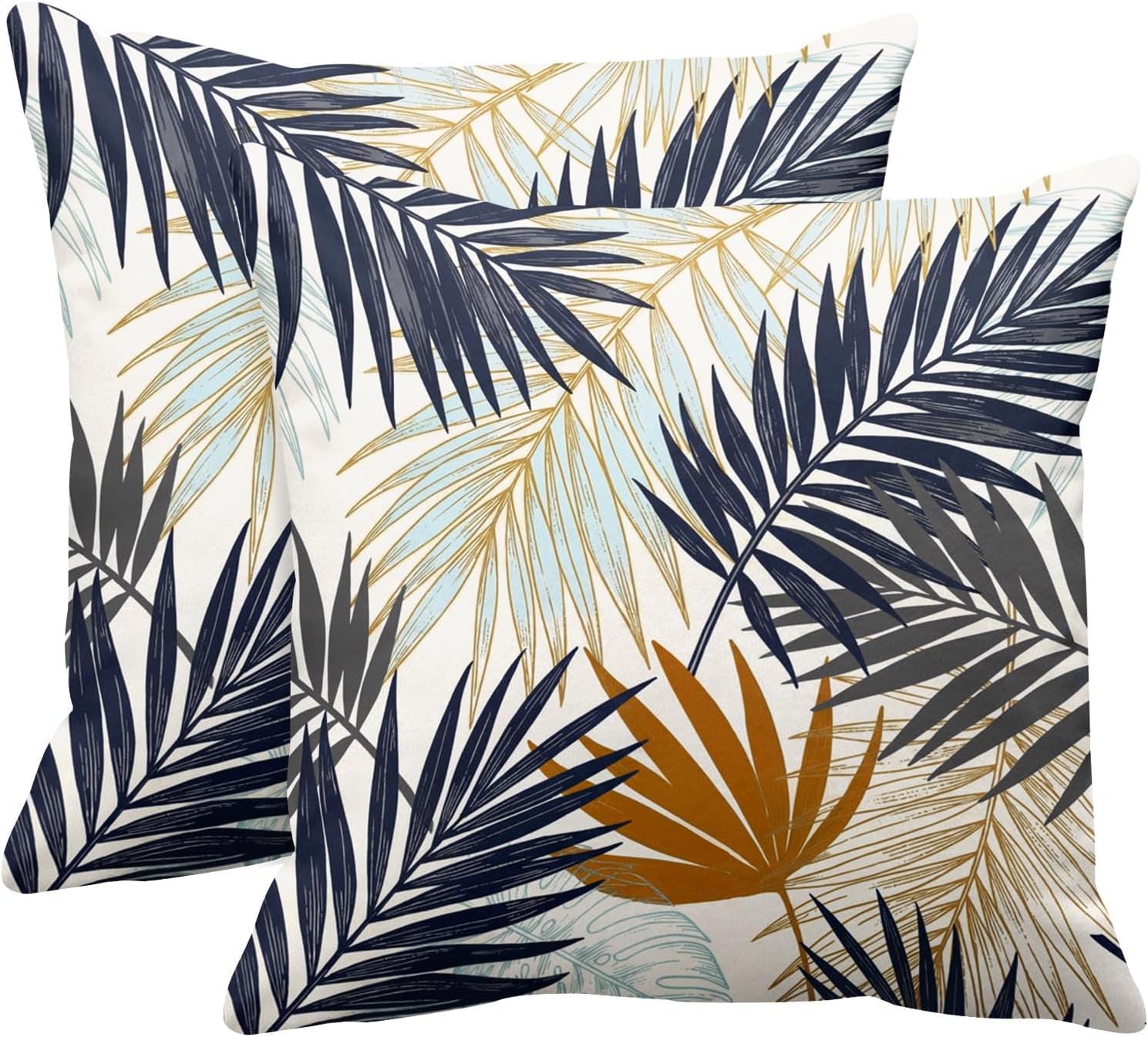 Boho Green Throw Pillow Cover — 18" — 18" x 18" (Pack of 2)