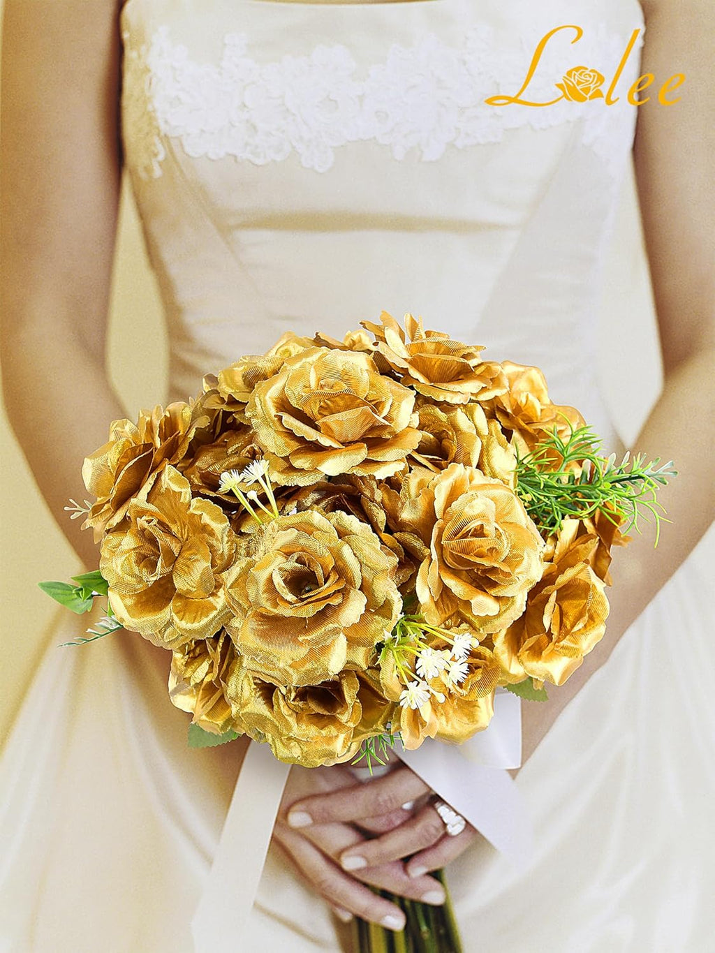 Luxe Black Artificial Flowers — 3.1" - View 6