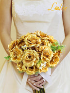 Luxe Black Artificial Flowers — 3.1" - View 6