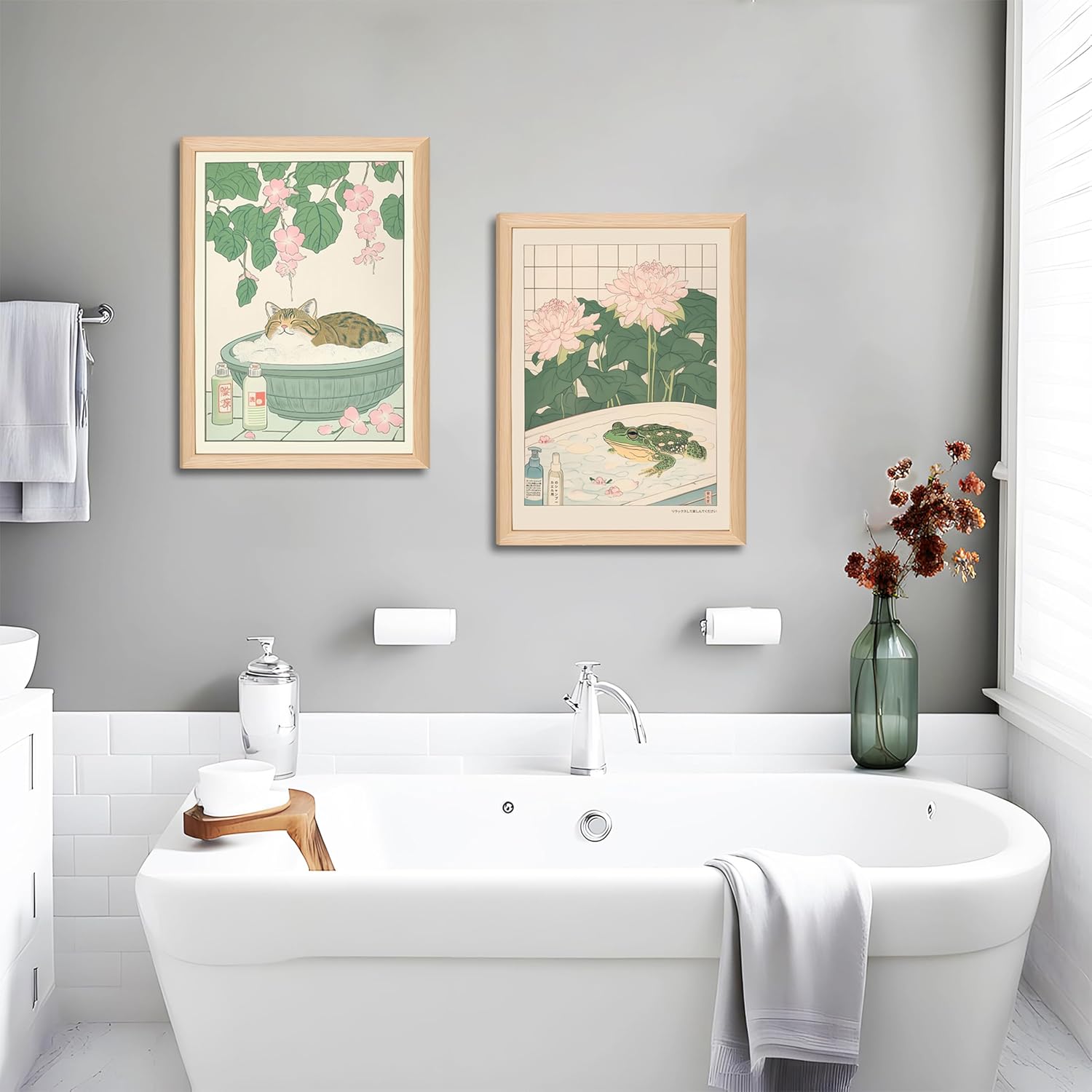 Framed Modern Wood Wall Art — 12" - View 3