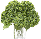 Blue Artificial Flowers — 22" — Dark Green
